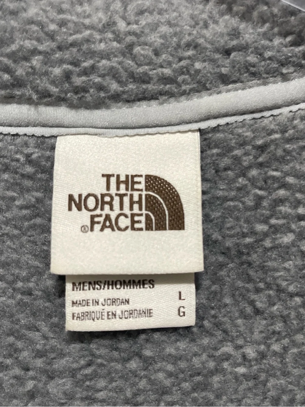 The North Face Leo Gordon Lyon’s Fleece Gray Quarter Zip Men’s Sz Large